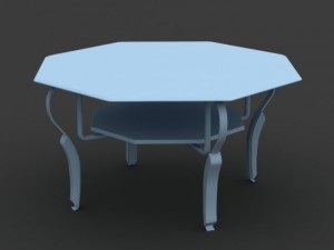 center table 03 3D 모델
