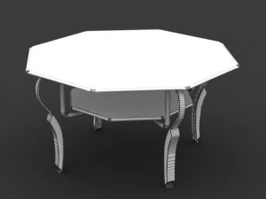 meja tengah 03 Model 3D