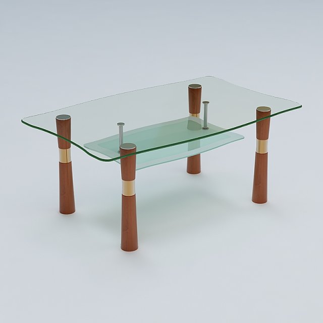 center table 09 3D Model .c4d .max .obj .3ds .fbx .stl .blend 