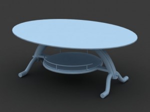 center table 10 Modello 3D