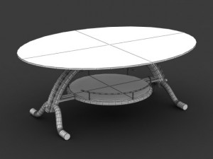 center table 10 Modello 3D