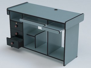 computer table 01 3Dモデル