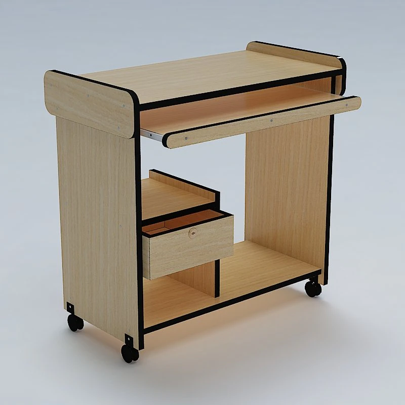 computer table 02 3D Model .c4d .max .obj .3ds .fbx .stl .blend 