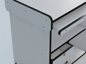 computer table 03 3D Model