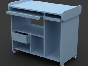 computer table 03 3D-Modell
