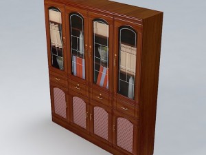 breakfront cabinet Modelo 3D