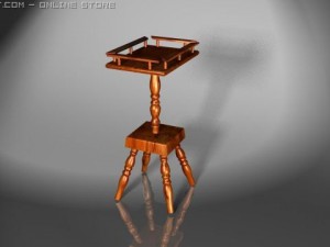 phone table 3D Модель