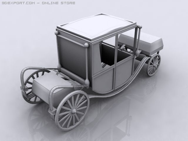 royal wagon Modelo 3D .c4d .max .obj .3ds .fbx .stl .blend 