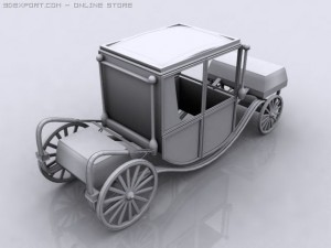 royal wagon 3D Model
