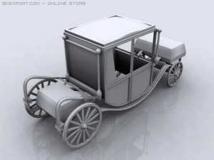 royal wagon 3D Model