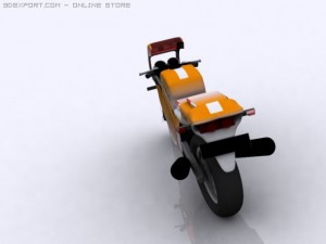 suzuki bike 600 cc 3D-Modell