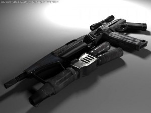 rifle of the future 3D Model