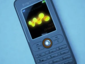 sony ericsson w200i Modello 3D