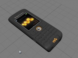 sony ericsson w200i Modelo 3D