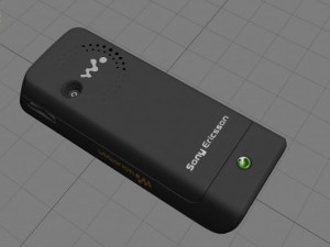 sony ericsson w200i Modelo 3D