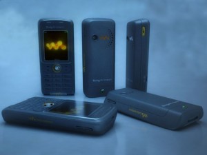 sony ericsson w200i Modelo 3D