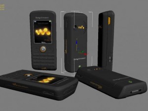 sony ericsson w200i Modelo 3D