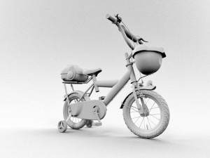 kids bicycle Modello 3D