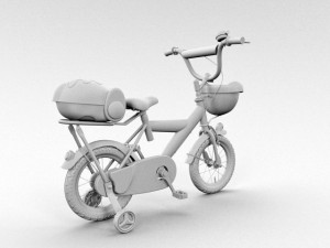 kids bicycle Modello 3D