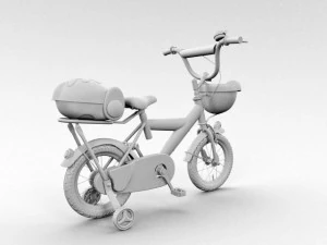 kids bicycle 3D Model