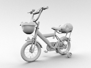 kids bicycle Modello 3D