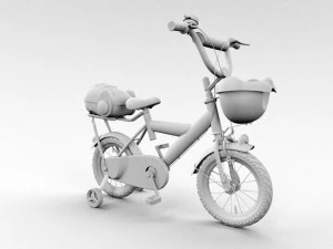 kids bicycle 3D Model