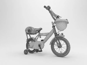 kids bicycle 3D Model
