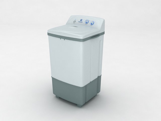 washing machine 3D 模型 .c4d .max .obj .3ds .fbx .stl .blend 