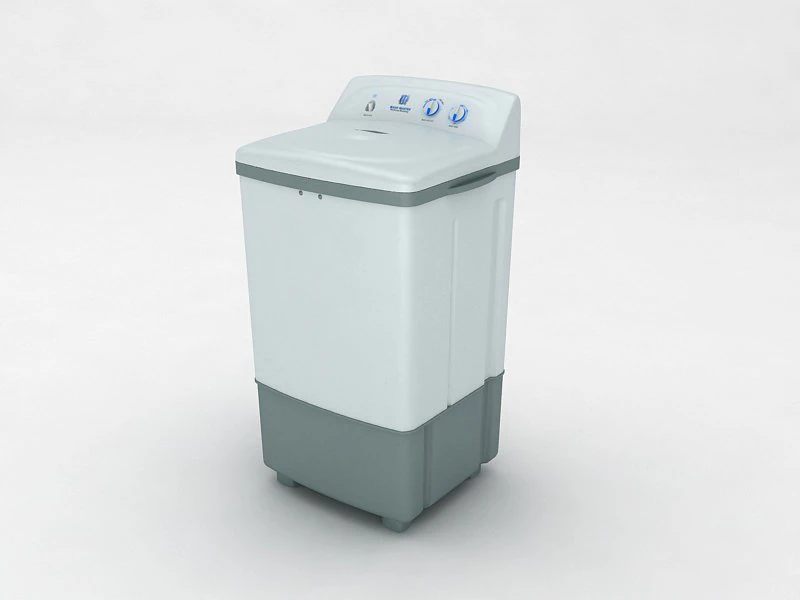 washing machine 3D Model .c4d .max .obj .3ds .fbx .stl .blend 