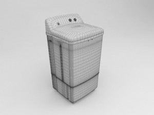 washing machine 3D 模型