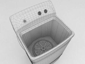 washing machine 3D 模型