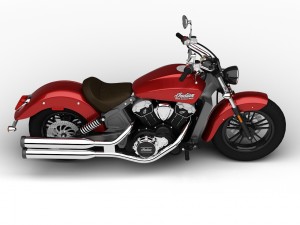 indian scout 2015 Modello 3D