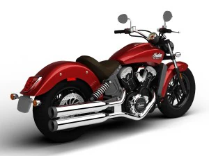 indian scout 2015 3D Model