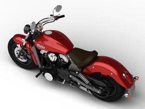 indian scout 2015 3D Model