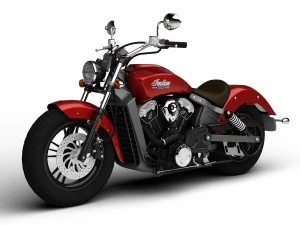 indian scout 2015 3D Model