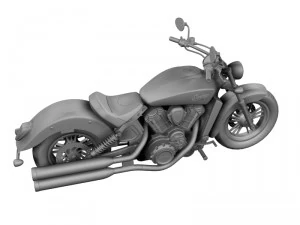 indian scout 2015 3D Model