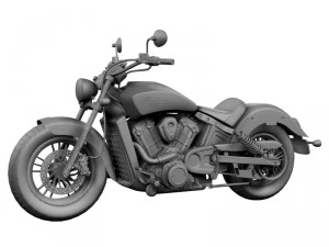 indian scout 2015 3D Model