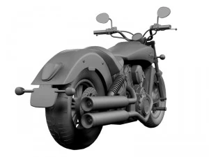 indian scout 2015 3D Model