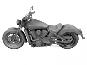 indian scout 2015 3D Model