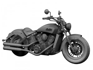 indian scout 2015 Modello 3D