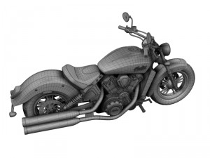 indian scout 2015 Modello 3D