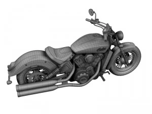 indian scout 2015 3D Model