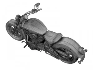 indian scout 2015 3D Model