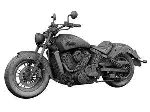 indian scout 2015 3D Model