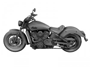 indian scout 2015 Modello 3D