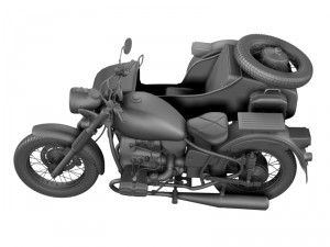 ural m70 2014 3D Model