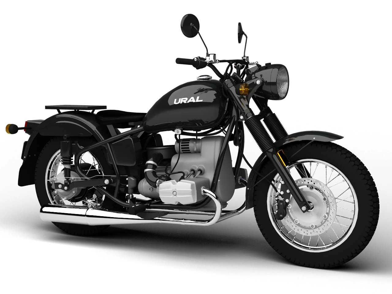 ural m70 solo 2014 3D Model .c4d .max .obj .3ds .fbx .stl .blend 