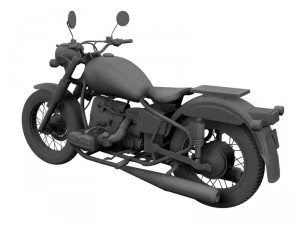 ural m70 solo 2014 3D Model