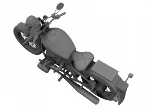 ural m70 solo 2014 3D Model