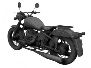 ural m70 solo 2014 3D Model